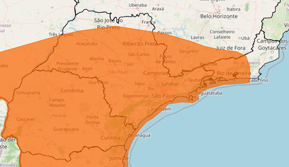 Alerta de chuva mobiliza cidades do Sul de MG; São Lourenço registra pequeno dano estrutural