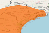 Alerta de chuva mobiliza cidades do Sul de MG; São Lourenço registra pequeno dano estrutural