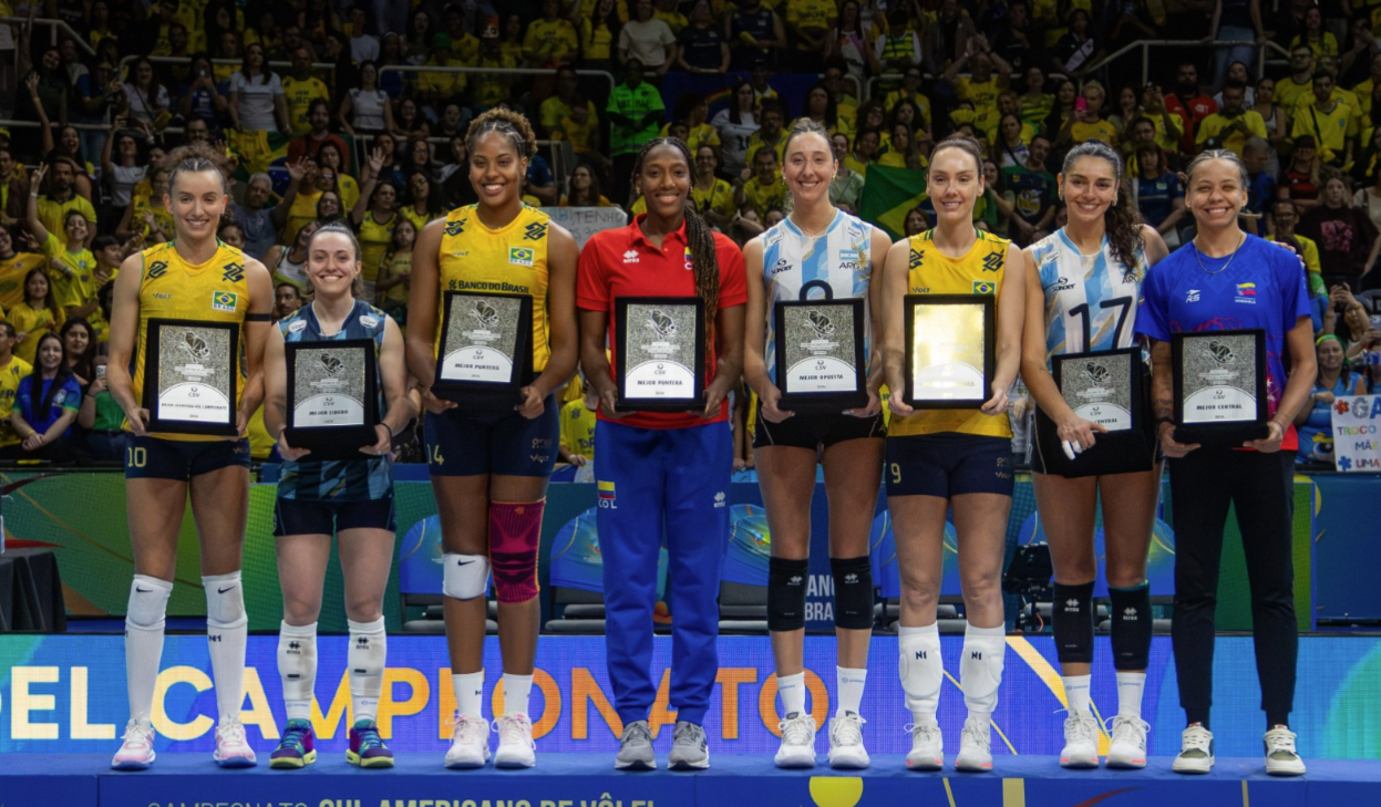 Com duas brasileiras, confira a seleção do Sul-Americano Feminino de Vôlei 2026