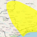 INMET emite alerta amarelo de tempestade para cidades do Sul de Minas