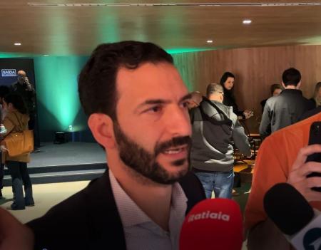 Pedro Daniel, CEO do Atlético, na sede da CBF