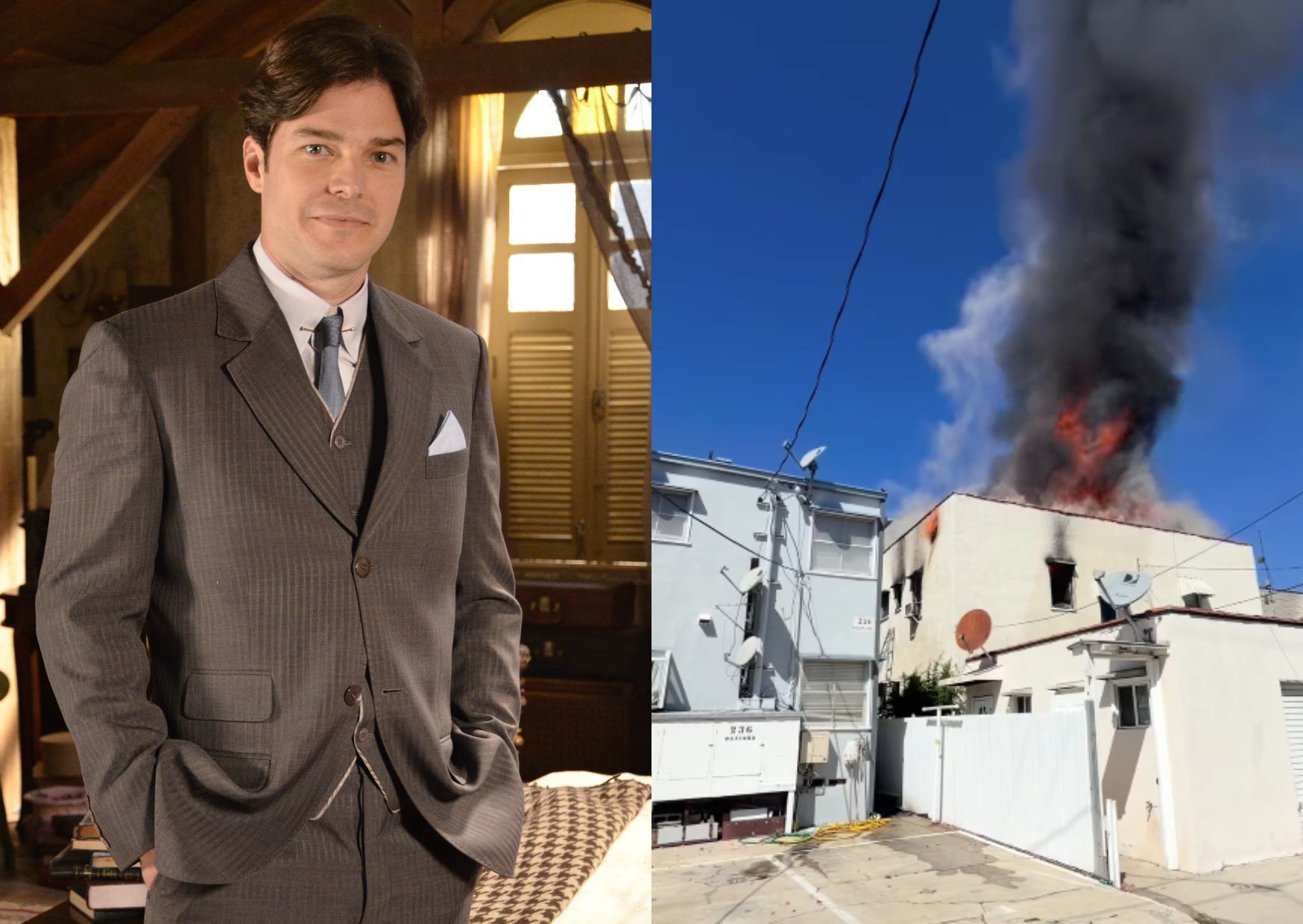 Ex-galã da Globo arrecada R$ 200 mil após ter casa destruída por incêndio