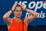 Sabalenka se emociona e fica sem palavras após vice do US Open: 'Última coisa que quero'