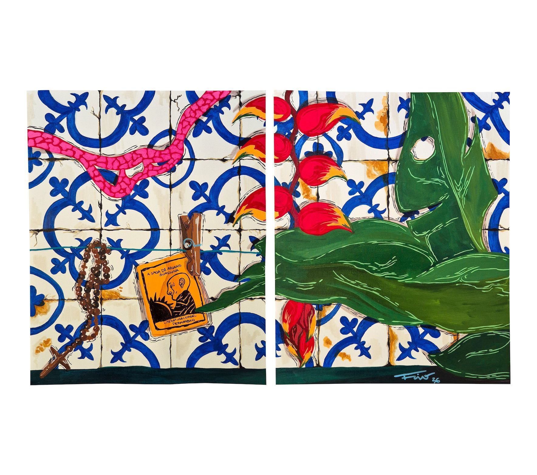 Quarta Parede Estúdio Criativo recebe a exposição 'Plano de Fundo', do artista FIVO, em BH
