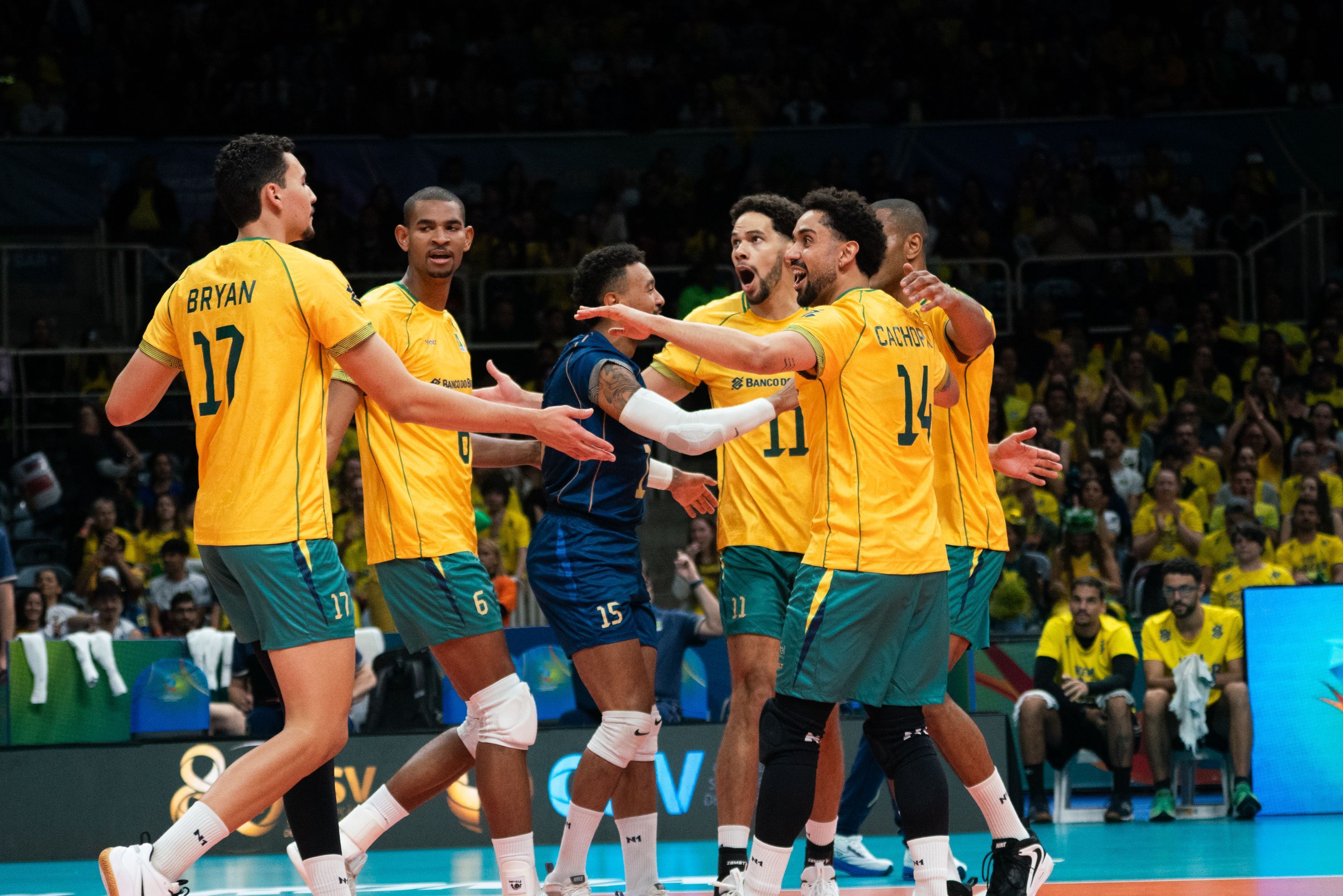 Brasil supera Chile e estreia com vitória no Sul-Americano Masculino de Vôlei
