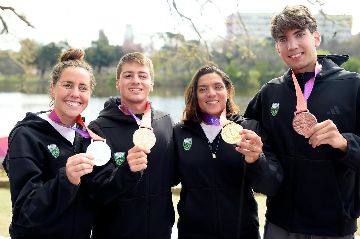 Com Ana Marcela Cunha, Brasil conquista ouros e vagas no Pan pelos Jogos Sul-Americanos