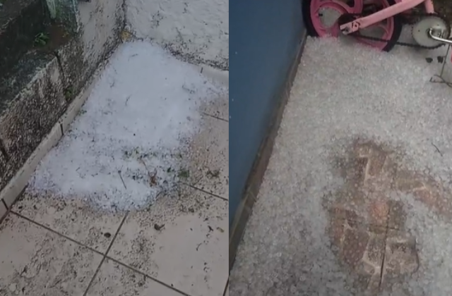 Prefeitura e Defesa Civil monitoram estragos do granizo em Varginha