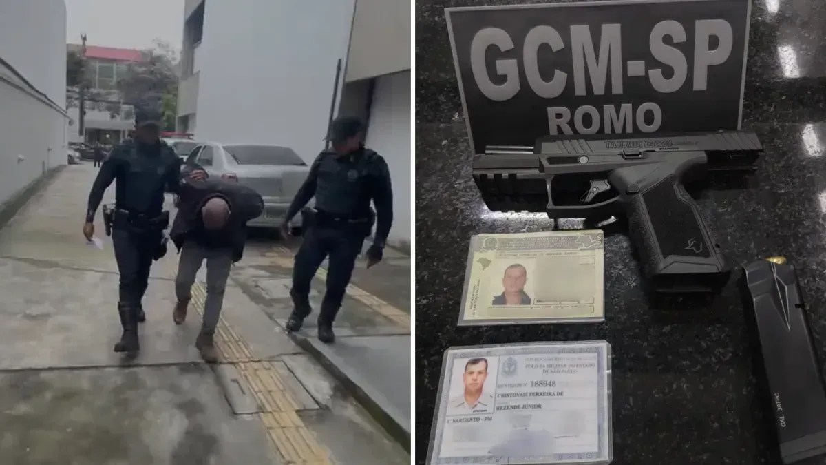 Ex-PM é preso com identidade falsa e arma durante abordagem em SP