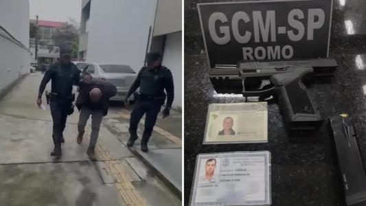 Ex-PM é preso com identidade falsa e arma durante abordagem em SP