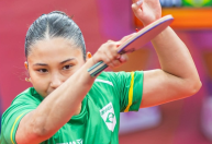 Giulia Takahashi perde para chilena e fica com a prata no tênis de mesa nos Jogos Sul-Americanos