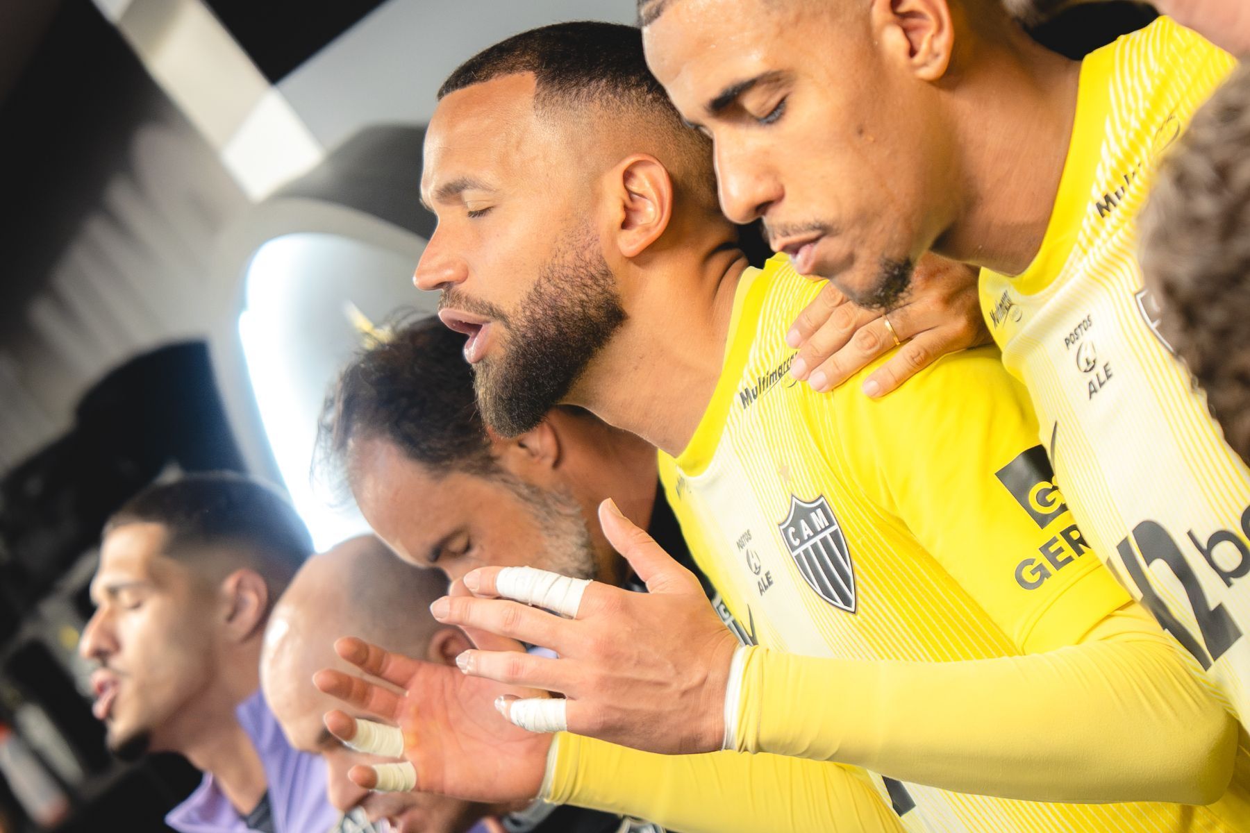 Everson fez forte discurso antes de classificação do Atlético; veja o que ele disse