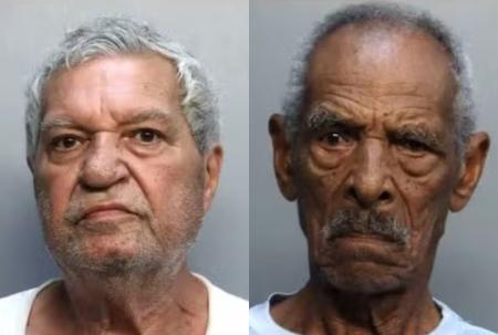 Magdaleno Medina, de 73 anos, e Cesar Valdes, de 89