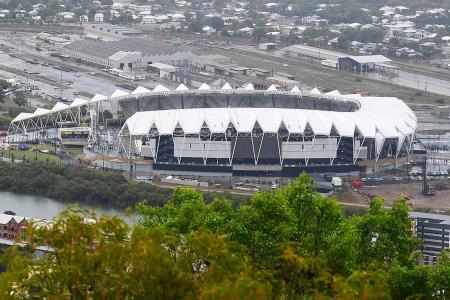 Queensland Country Bank Stadium, palco de Brasil e Austrália