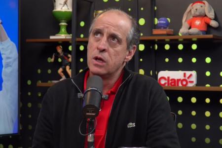 Fernando Meligeni em ação no podcast New Balls Please