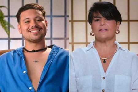 Pedro e sua mãe, Adriana, estão no reality show