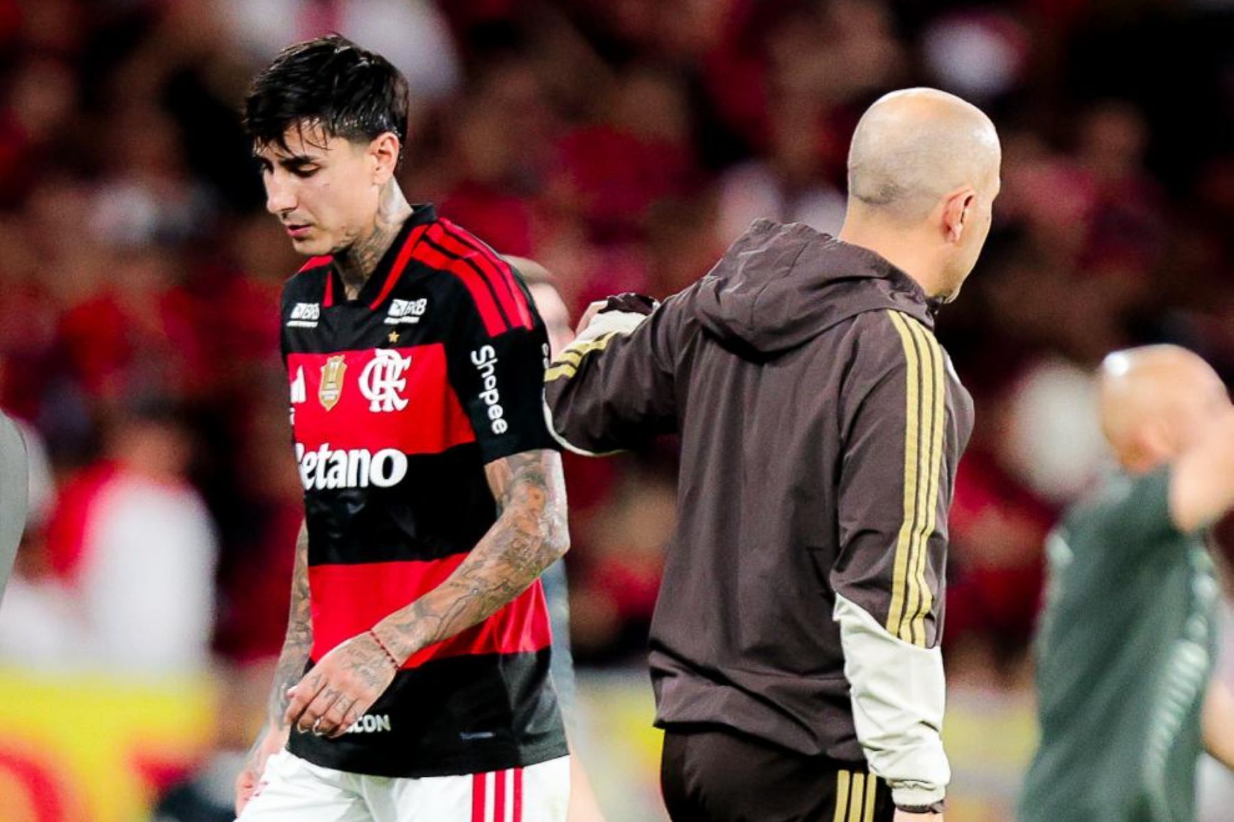 Flamengo perde dois jogadores por lesão antes do segundo tempo contra o Mirassol