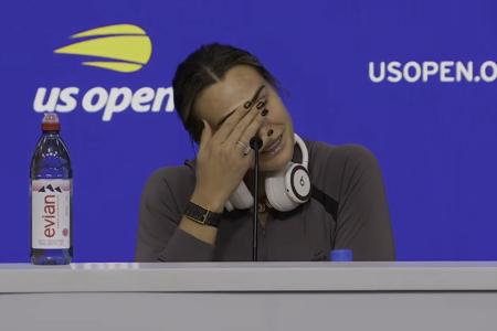 Aryna Sabalenka em ação no US Open