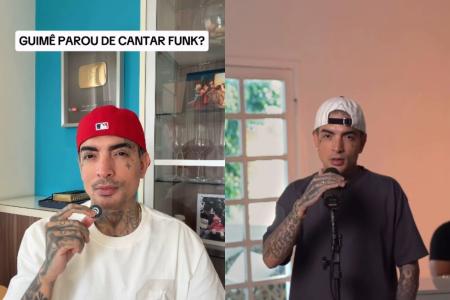 MC Guimê agradeceu repercussão de seu vídeo cantando um louvor • Reprodução/Redes Sociais