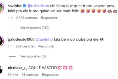 Savinho no Instagram • Reprodução/Instagram