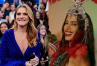 Ingrid Guimarães comemora Anitta como rainha no lugar de Virgina na Grande Rio