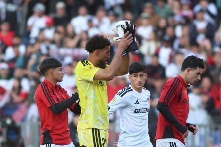 Vozinha em ação pelo Colo-Colo, do Chile