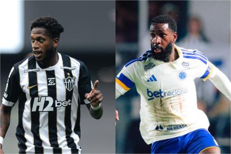 Fred e Gerson, meias de Atlético e Cruzeiro