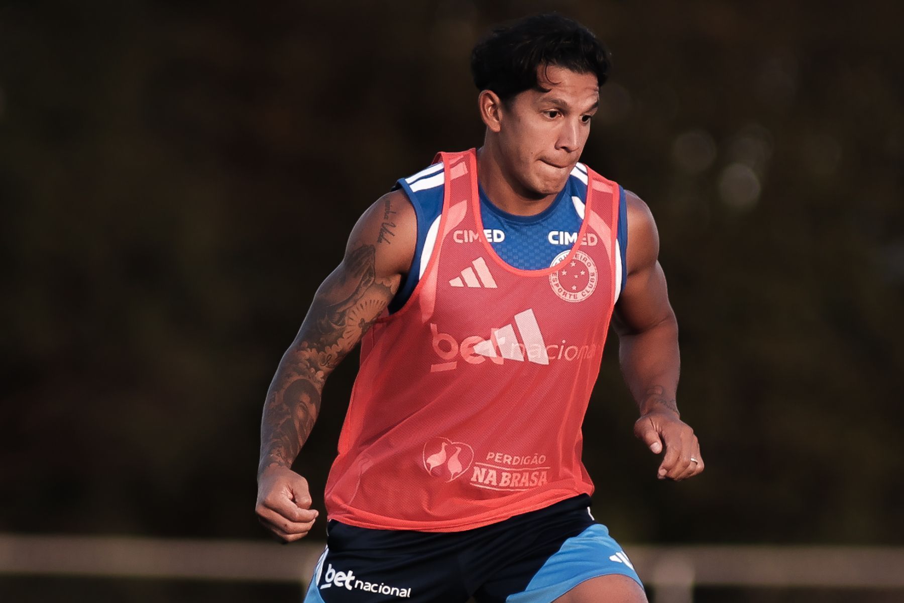 Titular do Cruzeiro é ausência em treino, passará por exames e pode ser nova baixa