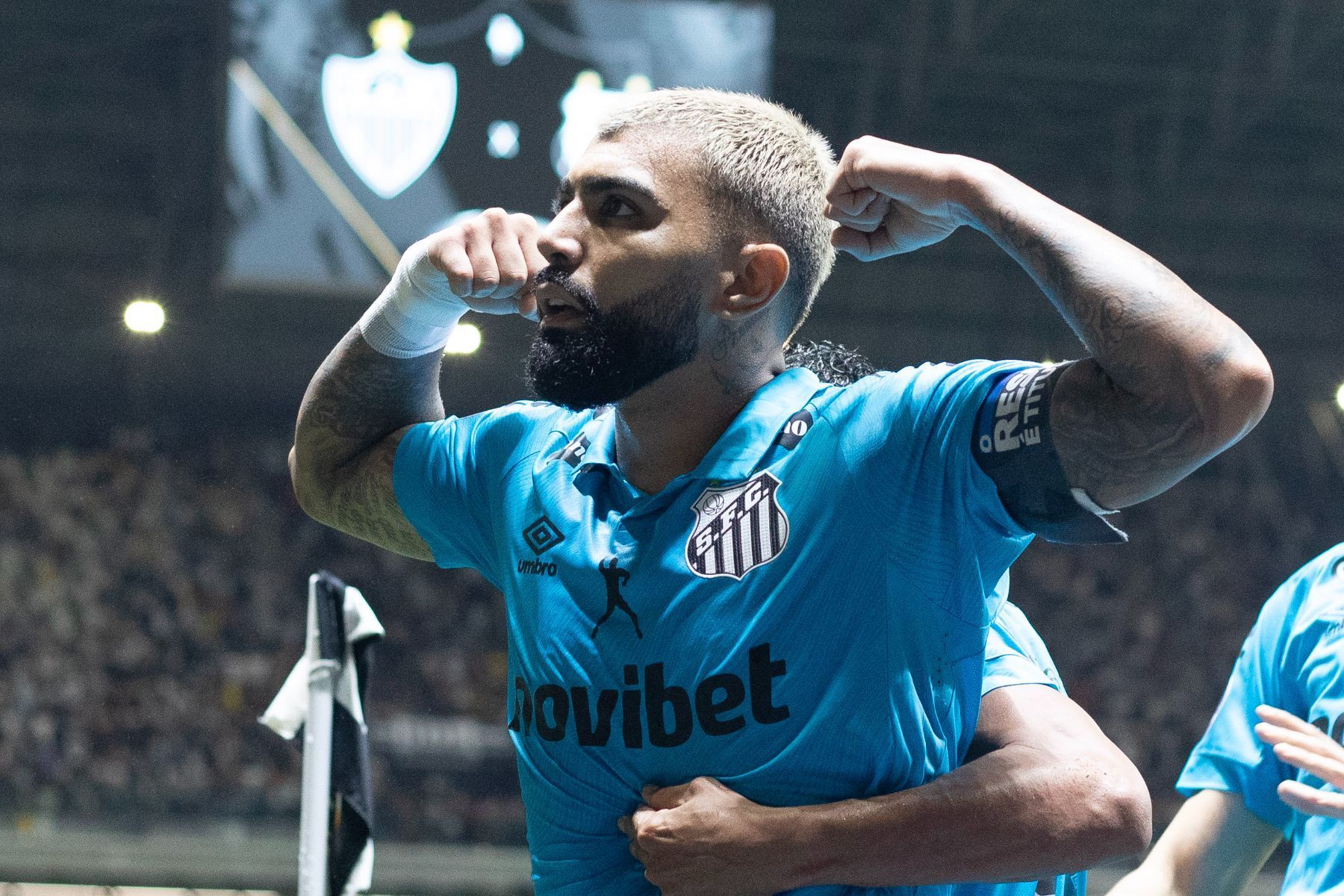 Gabigol lamenta eliminação do Santos na Sul-Americana: ‘Faz doer mais’