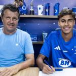 Cruzeiro assina contrato profissional com promessa de 16 anos; saiba detalhes