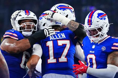 Josh Allen teve atuação histórica na vitória