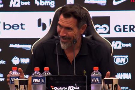 Barba Dominguez em coletiva após empate com a Chapecoense