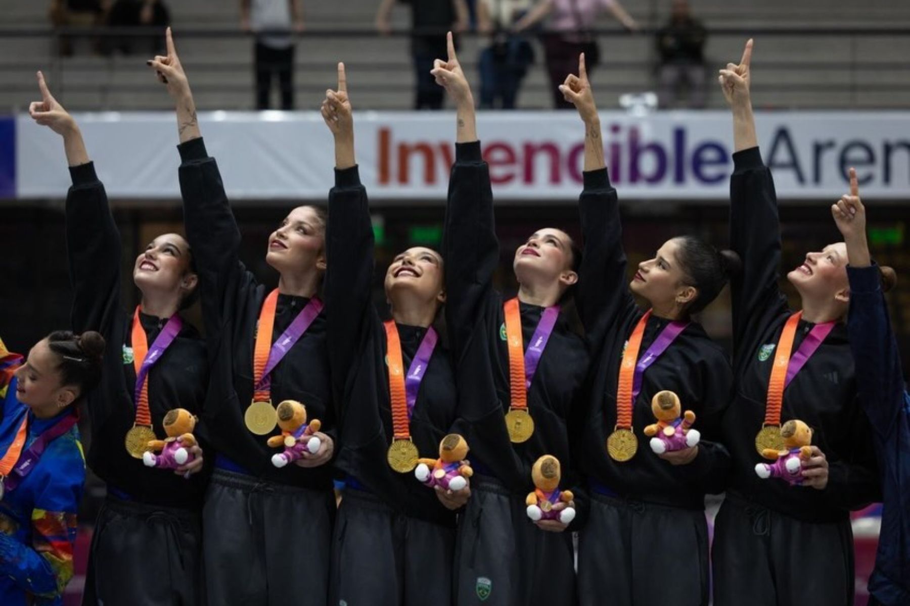Conjunto brasileiro conquista medalha de ouro no Sul-Americano de Ginástica Rítmica