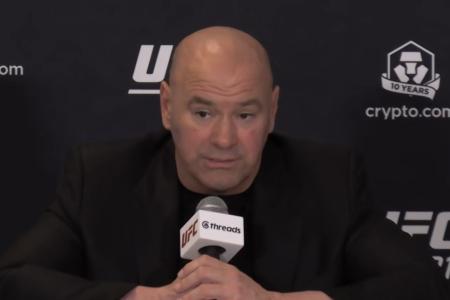 Dana White em entrevista coletiva