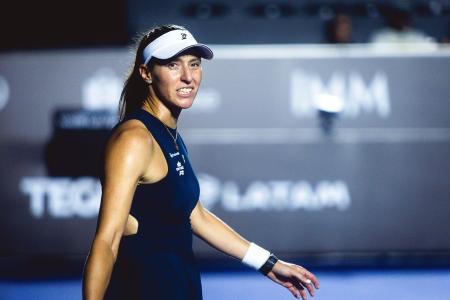 Luisa Stefani em ação no SP Open