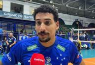 Rodriguinho ressalta força do elenco do Sada Cruzeiro em triunfo sobre o Praia