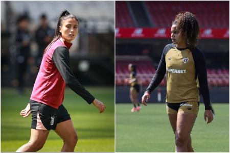 Jogadoras de Corinthians e São Paulo