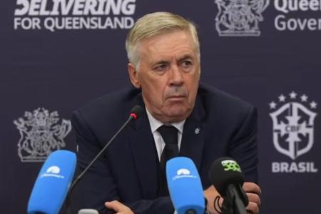 Carlo Ancelotti, treinador da Seleção Brasileira