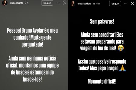 Cunhado de Bruno lamentou a morte pelas redes sociais • Reprodução/Instagram