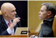 Rejeição a Moraes nas redes supera polarização crescente sobre Mendonça, diz AP Exata