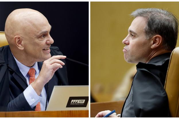 STF tem semana decisiva em meio à crise entre Moraes e Mendonça sobre caso Vorcaro