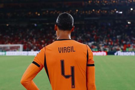 Virgil van Dijk em ação pela Seleção Holandesa
