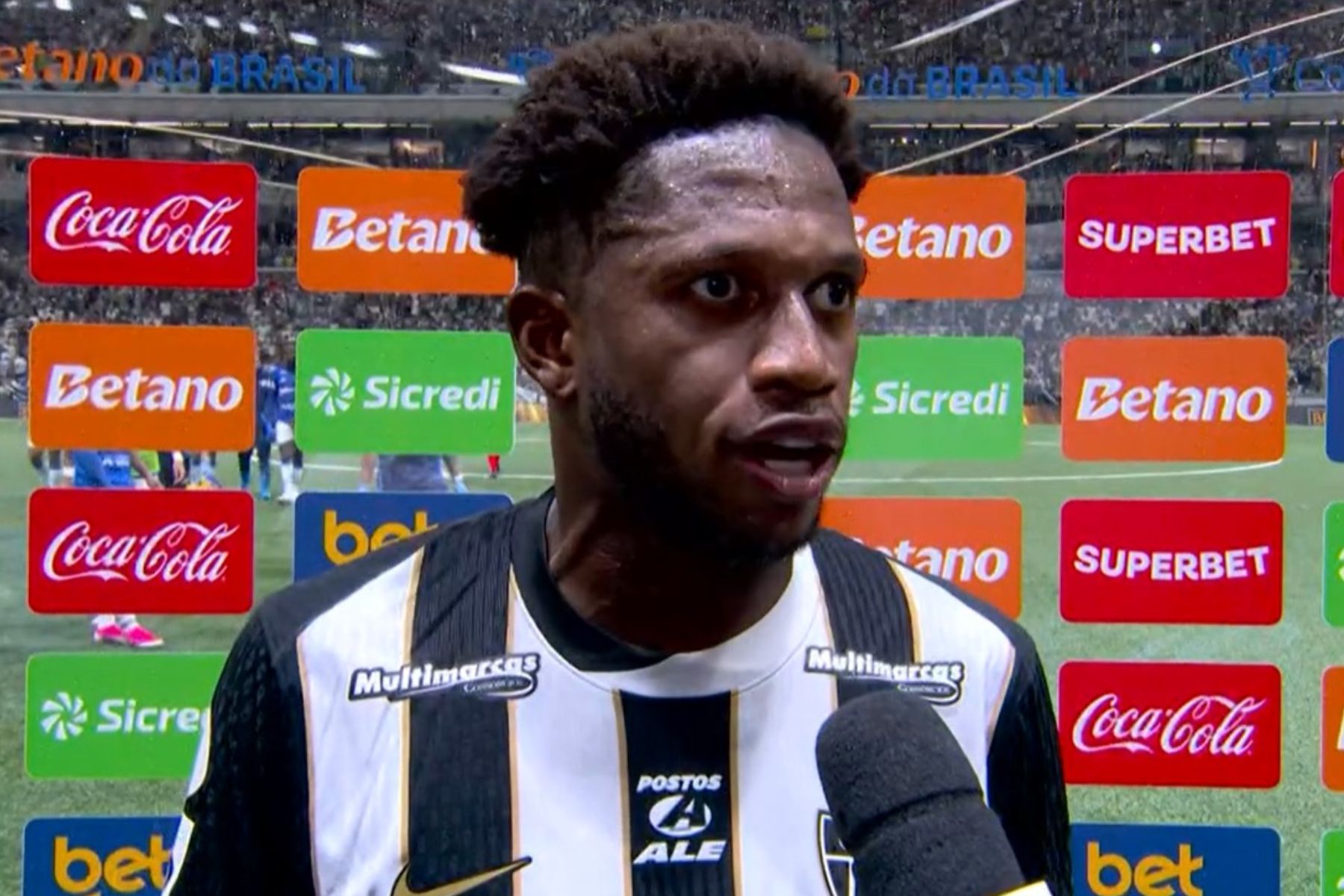 'Não acho que foi', diz Fred sobre pênalti em Kaio Jorge em Atlético x Cruzeiro