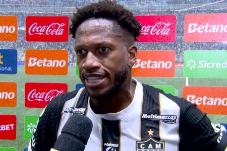 Fred após classificação do Atlético na Copa do Brasil