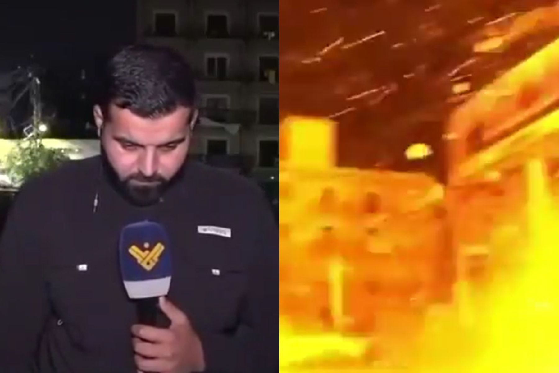 Vídeo: jornalista é atingido por míssil de Israel durante transmissão ao vivo no Líbano