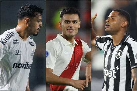 Gabriel Menino, Fausto Vera e Júnior Santos estão emprestados pelo Atlético