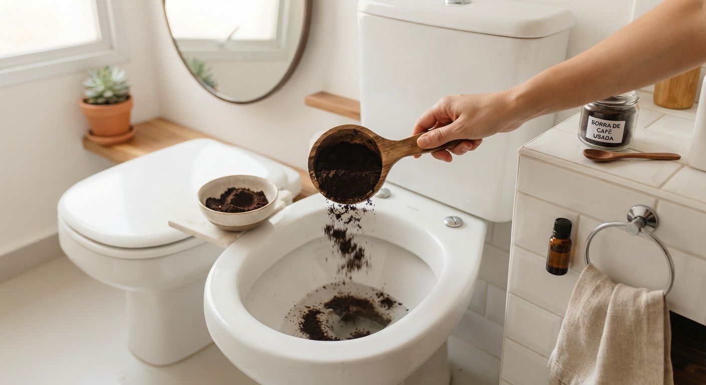 Jogar pó de café usado no vaso sanitário toda semana: para que serve e por que é recomendável