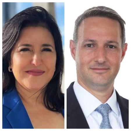 Guilherme Derrite e Simone Tebet