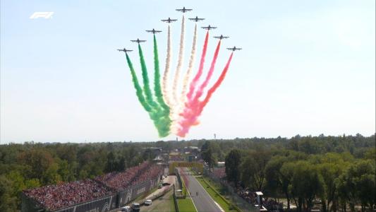Abertura do GP de Monza de Fórmula 1