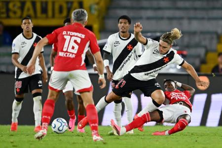 Vasco empata com Santa Fe pelas quartas de final da Copa Sul-Americana