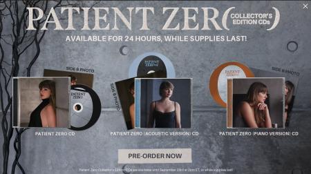 CDs do single "Pacient Zero" • Divulgação